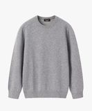  Áo len cổ tròn thiết kế, (Ghi sáng, 39) 