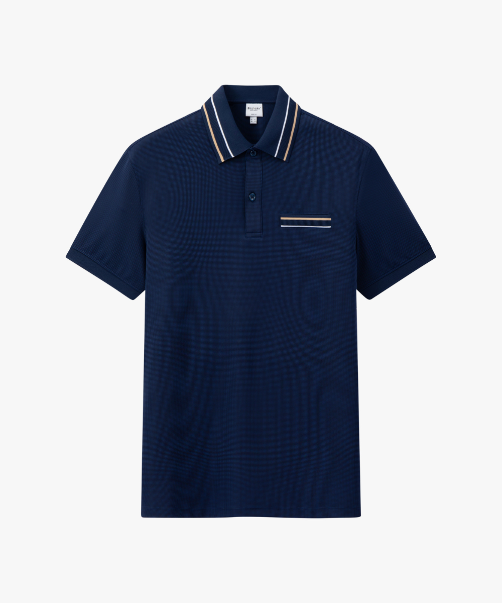  Áo polo thiết kế, (Tím than tối, 39) 