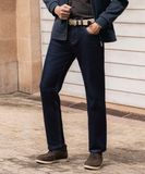  Quần bò cơ bản, (Tím than tối, 29) 