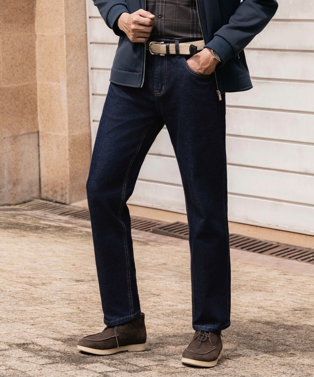  Quần bò cơ bản, (Tím than tối, 29) 