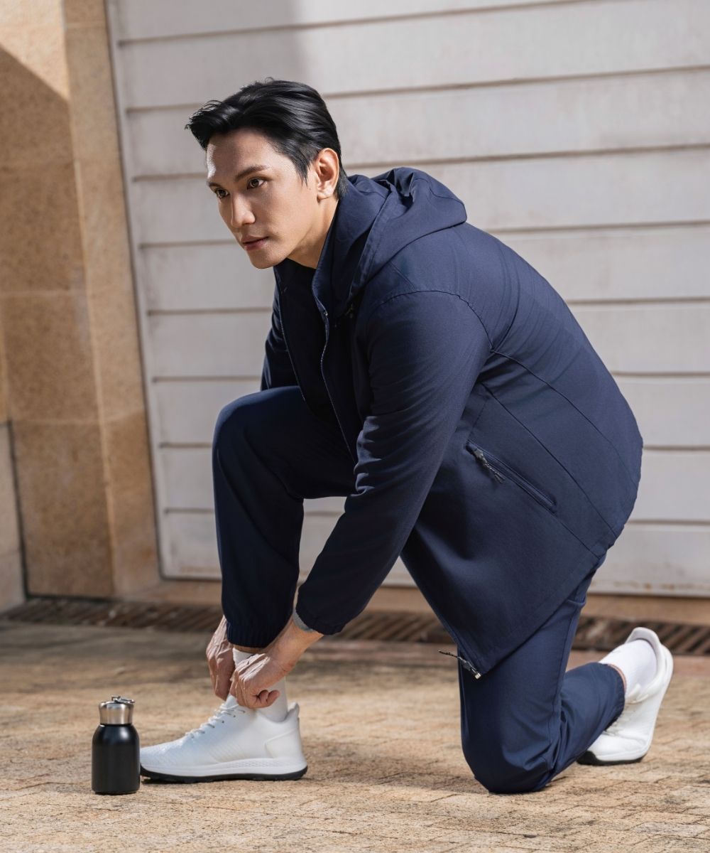  Áo khoác gió thiết kế, (Tím than sáng, 39) 