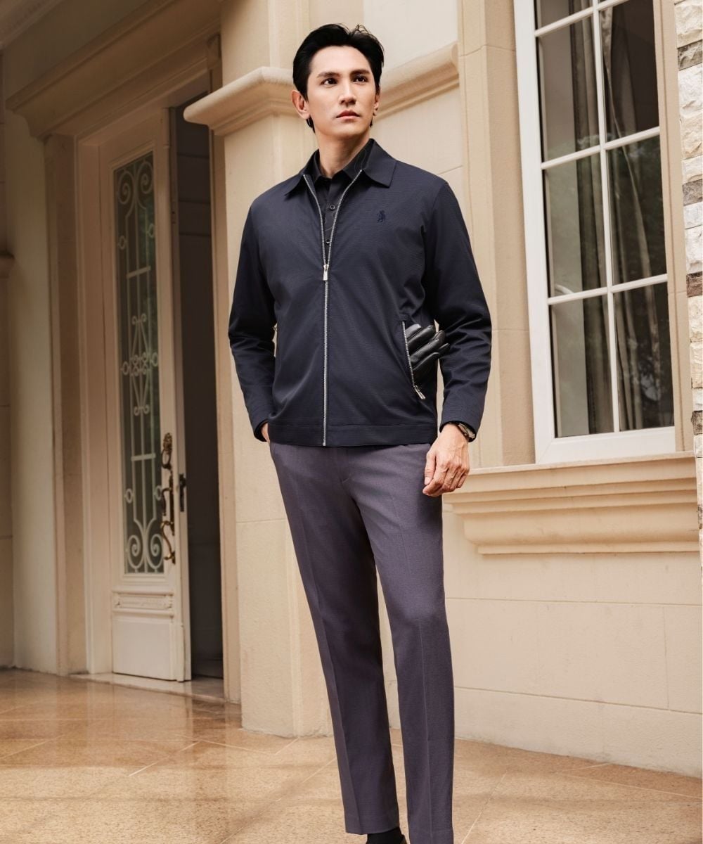  Áo khoác gió 2 lớp thiết kế 