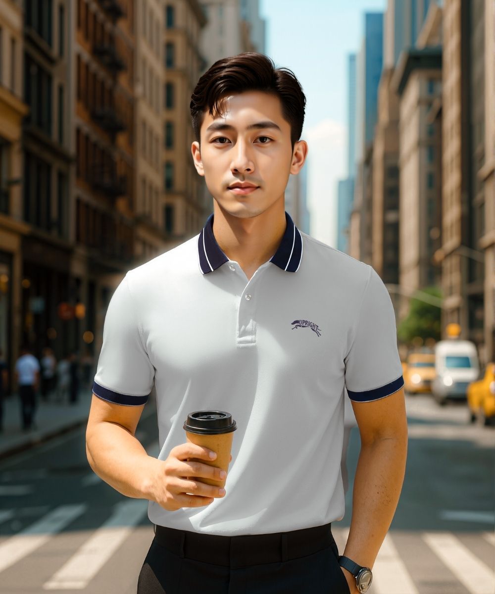  Áo polo thiết kế (Ghi sáng, 39) 