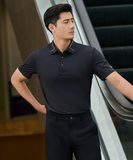  Áo polo ép dán cơ bản (Đen, 39) 