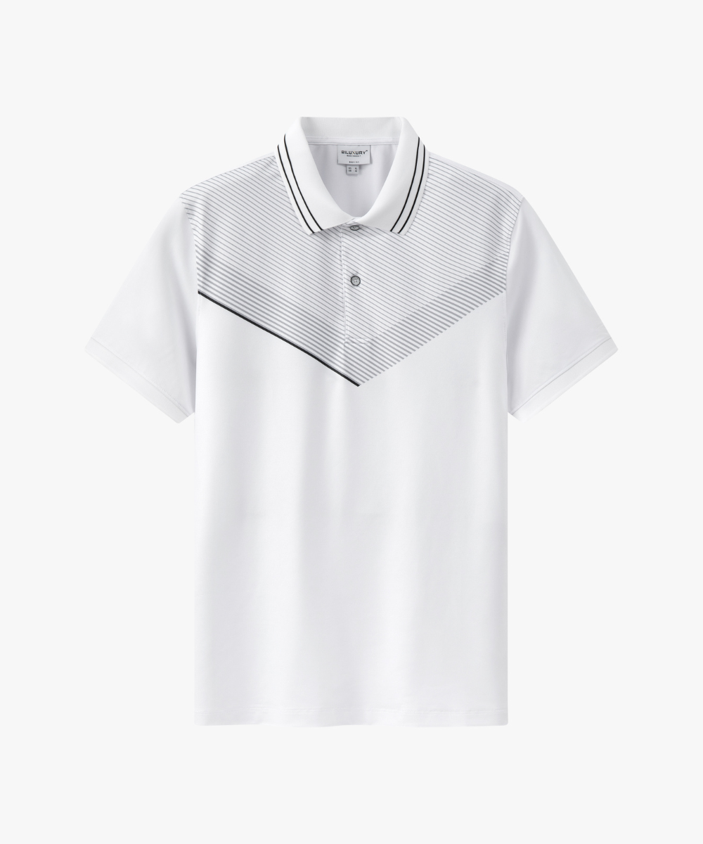  Áo polo thiết kế, (Trắng, 39) 