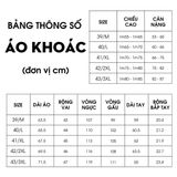  Áo khoác gió thiết kế, (Tím than sáng, 39) 