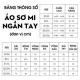  Áo sơ mi cộc tay cơ bản, (Trắng, 39) 