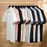  Áo polo thiết kế (Đen, 39) 