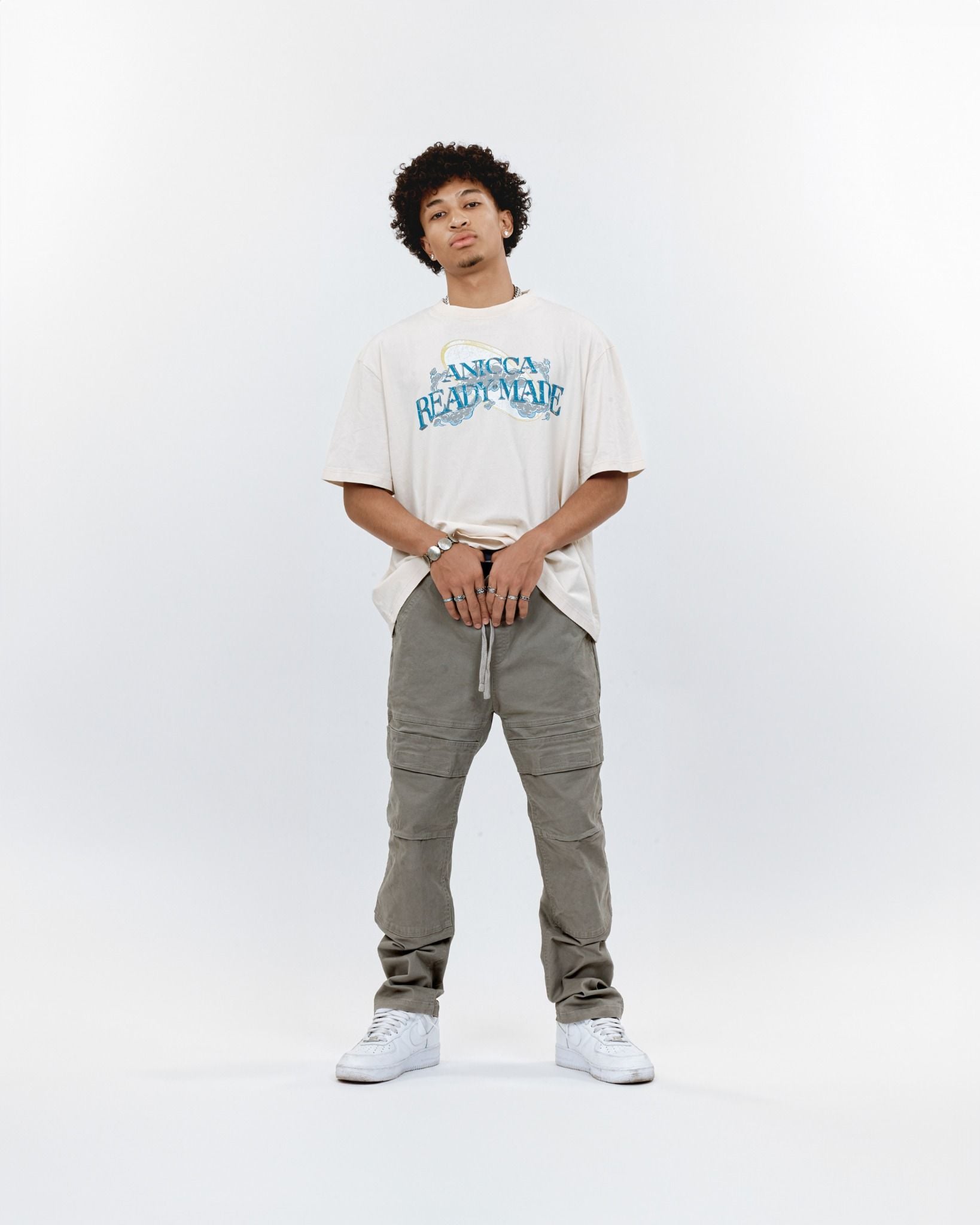  LOOSE HYBRID CARGO PANTS - SUVA GREY 