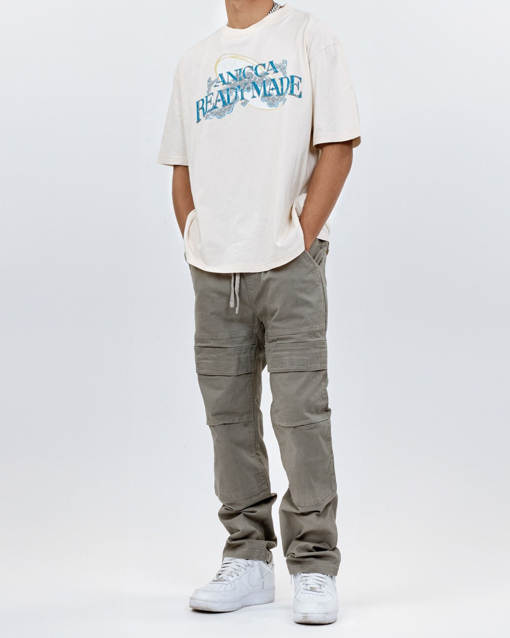  LOOSE HYBRID CARGO PANTS - SUVA GREY 