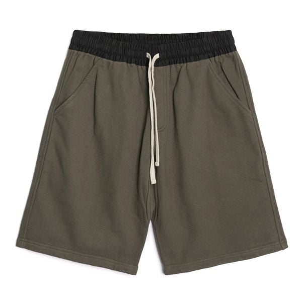  RELAXED DRAWSTRING SHORTS-BRONZE 