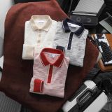  Áo Polo Tay Dài Nam BURBERRY BBR THU ĐÔNG 3 MÀU VẢI HẠT Chất Liệu CVC Dày Dặn Khuy Nút Khắc Logo Chuẩn Form Regular Cao Cấp 
