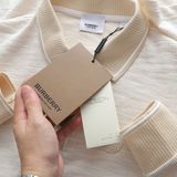  Áo Polo Tay Dài Nam BURBERRY BBR THU ĐÔNG 3 MÀU VẢI HẠT Chất Liệu CVC Dày Dặn Khuy Nút Khắc Logo Chuẩn Form Regular Cao Cấp 