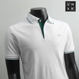  Áo Thun Nam Polo SlimFit LCST CÁ XANH PHỐI VIỀN Logo Thêu Dáng Dài Cổ Bo Len Vải Dệt Cotton Chính Phẩm Xịn Mắt Vải Cá Mập Dệt Xịn Thoáng Mát Cao Cấp Hàng Hiệu VNXK 