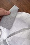  Áo Polo Nam LCST Trắng Họa Tiết Kim Cương Vải 100% Cotton NÚT XÀ CỪ BASIC SlimFit - Vải Dày Nhẹ Mát Cao Cấp Hàng Xuất Xịn Có Big Size 