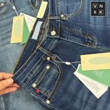  Quần Jean Nam Slimfit LACOSTE NEW FRANCE Tag Da Màu Xanh Phối Viền Đỏ Full Tem Tag Code Mềm Mịn Co Giãn Hàng Xuất Xịn Có Big Size 