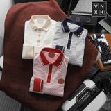  Áo Polo Tay Dài Nam BURBERRY BBR THU ĐÔNG 3 MÀU VẢI HẠT Chất Liệu CVC Dày Dặn Khuy Nút Khắc Logo Chuẩn Form Regular Cao Cấp 