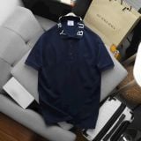  Áo Thun Nam Polo BURBERRY CHỮ CỔ LONDON ENGLAND 4 MÀU Vải Dệt Kim Cotton Gai Pique Xịn Dày Dặn Cao Cấp DV Sang Trọng 