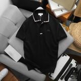  Áo Thun Nam Polo SlimFit LCST Logo Thêu Dáng Dài Phối Viền Cổ Bo Len Vải Dệt Cotton Chính Phẩm Chuẩn Hãng Xịn Mắt Vải Cá Mập Dệt Xịn Thoáng Mát Cao Cấp 