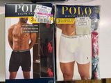  Pack 3 Quần Ngủ Nam , Quần Lót Đùi Nam Boxer Polo Ralph Lauren Thun 100% Cotton hàng xịn chính hãng Us 