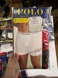  Pack 3 Quần Ngủ Nam , Quần Lót Đùi Nam Boxer Polo Ralph Lauren Thun 100% Cotton hàng xịn chính hãng Us 