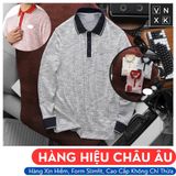 Áo Polo Tay Dài Nam BURBERRY BBR THU ĐÔNG 3 MÀU VẢI HẠT Chất Liệu CVC Dày Dặn Khuy Nút Khắc Logo Chuẩn Form Regular Cao Cấp 