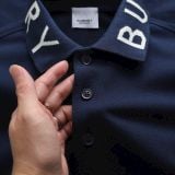  Áo Thun Nam Polo BURBERRY CHỮ CỔ LONDON ENGLAND 4 MÀU Vải Dệt Kim Cotton Gai Pique Xịn Dày Dặn Cao Cấp DV Sang Trọng 