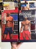  Pack 3 Quần Lót Đùi Nam Boxer TM thun Cotton Co Giãn, Đai Mềm Mịn Cao Cấp Chính Hãng Hàng Ship US 
