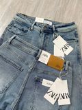  Quần Jean Nam ZARA XANH ZR023 Lót Viền Ống Form SlimFit Mềm Mịn Co Giãn Hàng Xịn Cực Xịn Chính Hãng CÓ BIG SIZE 