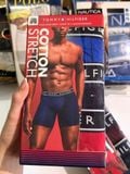  Pack 3 Quần Lót Đùi Nam Boxer TM thun Cotton Co Giãn, Đai Mềm Mịn Cao Cấp Chính Hãng Hàng Ship US 