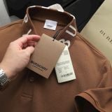  Áo Thun Nam Polo BURBERRY CHỮ CỔ LONDON ENGLAND 4 MÀU Vải Dệt Kim Cotton Gai Pique Xịn Dày Dặn Cao Cấp DV Sang Trọng 