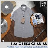  Áo  Sơ Mi Nam Tay Ngắn Có Túi Trẻ Trung BURBERRY BBR 6 MÀU siêu sang Khuy Nút khắc hàng xịn cao cấp chuẩn xịn Có Big Size 