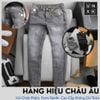  Quần Jean Nam BUR Màu Xám Muối Tiêu & Đen Muối Tiêu Lót Viền Ống Form SlimFit Mềm Mịn Co Giãn Hàng Xuất Xịn Có Big Size Hàng Hiệu VNXK 