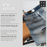  Quần Short Jean Nam XANH BẠC BURBERRY xịn logo TAG DA Thật, Khuy Nút Titan Hàng Xuất Xịn Cao Cấp Có Big Size 