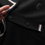  Áo Thun Nam Polo SlimFit LCST Logo Thêu Dáng Dài Phối Viền Cổ Bo Len Vải Dệt Cotton Chính Phẩm Chuẩn Hãng Xịn Mắt Vải Cá Mập Dệt Xịn Thoáng Mát Cao Cấp 