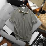  Áo Thun Nam Polo SlimFit LCST Logo Thêu Dáng Dài Phối Viền Cổ Bo Len Vải Dệt Cotton Chính Phẩm Chuẩn Hãng Xịn Mắt Vải Cá Mập Dệt Xịn Thoáng Mát Cao Cấp 