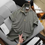  Áo Thun Nam Polo SlimFit LCST Logo Thêu Dáng Dài Phối Viền Cổ Bo Len Vải Dệt Cotton Chính Phẩm Chuẩn Hãng Xịn Mắt Vải Cá Mập Dệt Xịn Thoáng Mát Cao Cấp 