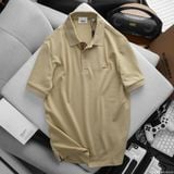  Áo Thun Nam Polo BURBERRY LOGO VÀNG 6 MÀU Form Regular-Fit Vải Dệt Tơ Cao Cấp Sang Trọng 