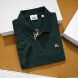  Áo Thun Nam Polo BURBERRY LOGO VÀNG 6 MÀU Form Regular-Fit Vải Dệt Tơ Cao Cấp Sang Trọng 
