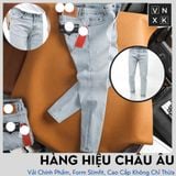  Quần Jean Nam LEVIS 511 PREMIUM DÁNG DÀI CXJLV013 Màu Trắng Xanh Form SlimFit Mềm Mịn Co Giãn Hàng Xuất Xịn Có Big Size 