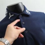  Áo Thun Nam Polo BURBERRY CHỮ CỔ LONDON ENGLAND 4 MÀU Vải Dệt Kim Cotton Gai Pique Xịn Dày Dặn Cao Cấp DV Sang Trọng 