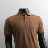  Áo Thun Nam Polo BURBERRY CHỮ CỔ LONDON ENGLAND 4 MÀU Vải Dệt Kim Cotton Gai Pique Xịn Dày Dặn Cao Cấp DV Sang Trọng 