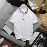  Áo Thun Nam Polo SlimFit LCST Logo Thêu Dáng Dài Phối Viền Cổ Bo Len Vải Dệt Cotton Chính Phẩm Chuẩn Hãng Xịn Mắt Vải Cá Mập Dệt Xịn Thoáng Mát Cao Cấp 