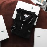  Áo Thun Nam Polo SlimFit LCST CÁ XANH PHỐI VIỀN Logo Thêu Dáng Dài Cổ Bo Len Vải Dệt Cotton Chính Phẩm Xịn Mắt Vải Cá Mập Dệt Xịn Thoáng Mát Cao Cấp Hàng Hiệu VNXK 