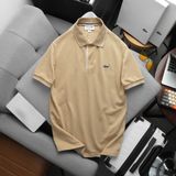  Áo Thun Nam Polo SlimFit LCST CÁ XANH PHỐI VIỀN Logo Thêu Dáng Dài Cổ Bo Len Vải Dệt Cotton Chính Phẩm Xịn Mắt Vải Cá Mập Dệt Xịn Thoáng Mát Cao Cấp Hàng Hiệu VNXK 