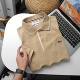  Áo Thun Nam Polo SlimFit LCST CÁ XANH PHỐI VIỀN Logo Thêu Dáng Dài Cổ Bo Len Vải Dệt Cotton Chính Phẩm Xịn Mắt Vải Cá Mập Dệt Xịn Thoáng Mát Cao Cấp Hàng Hiệu VNXK 