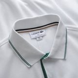  Áo Thun Nam Polo SlimFit LCST CÁ XANH PHỐI VIỀN Logo Thêu Dáng Dài Cổ Bo Len Vải Dệt Cotton Chính Phẩm Xịn Mắt Vải Cá Mập Dệt Xịn Thoáng Mát Cao Cấp Hàng Hiệu VNXK 