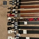  Thắt Lưng Da Xoay Dùng Được 2 Mặt Dây Đen Nâu Da Bò Nam Cao Cấp Hàng Hiệu chuẩn xịn Ship US 