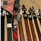  Thắt Lưng Da Xoay Dùng Được 2 Mặt Dây Đen Nâu Da Bò Nam Cao Cấp Hàng Hiệu chuẩn xịn Ship US 