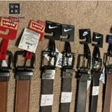  Thắt Lưng Da Xoay Dùng Được 2 Mặt Dây Đen Nâu Da Bò Nam Cao Cấp Hàng Hiệu chuẩn xịn Ship US 